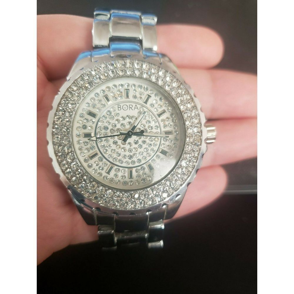 Women's Bora Watch Stainless Silver with Sparkle Crystals FA0280M